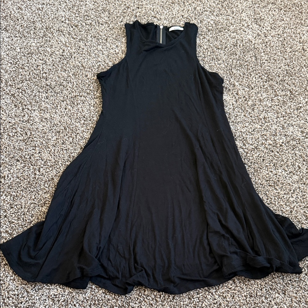Acemi Elegant Black Sleeveless Mini Dress
